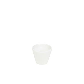 Porcelain Conical Bowl White Stackable Design (6cm / 10.5cm / 12cm - Pack of 6 & 12)
