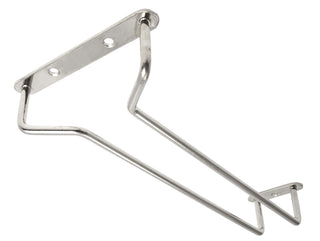 10″ Glass Hanger Chrome