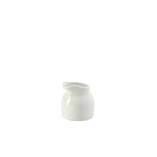 White Porcelain Jug for Catering & Table Service, 7cl (2.5oz), 6.4×6.7×6.2cm, Pack of 12