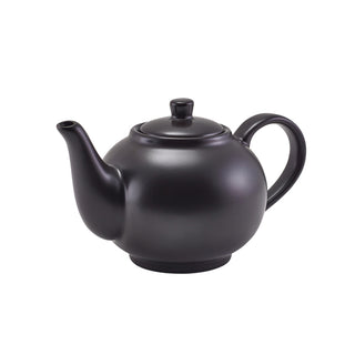 Teapot 18.5cm 45cl Porcelain Tea Coffee Pot Various Colours Café Restaurant Set of 6