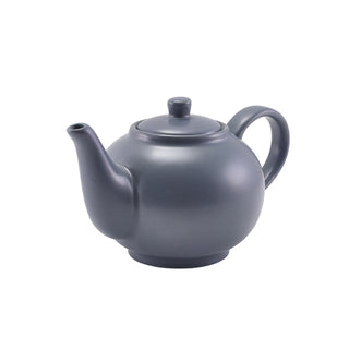 Teapot 18.5cm 45cl Porcelain Tea Coffee Pot Various Colours Café Restaurant Set of 6