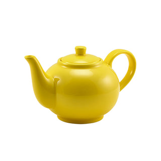 Teapot 18.5cm 45cl Porcelain Tea Coffee Pot Various Colours Café Restaurant Set of 6