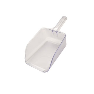Scoop 32oz/64oz Clear Plastic Polycarbonate Scoop for Ice Candy Grain Popcorn Set 1