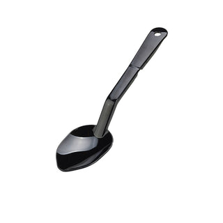 Polycarbonate Black Spoon 11" Solid/Perforated for Buffets Cooking & Kitchens 1 Piece