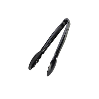 Utility Tongs Black 22.9cm/30.5cm Plastic Polycarbonate Serving Use Tong Pack of 1