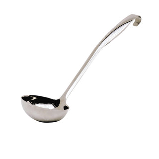 Stainless Steel Soup Ladle, 196ml Professional Heavy Duty Kitchen Serving Spoon with Stay Cool Hollow Handle, 36cm