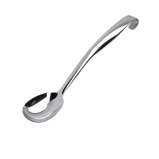 Stainless Steel Small Serving Spoon with Stay Cool Hollow Handle for Catering & Buffet Service, 30cm
