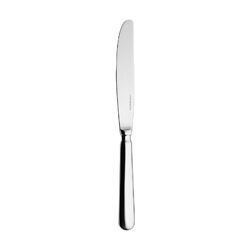 Table Knife 24cm Baguette Collection, Stainless Steel Solid Handle, Dinner Knife, Dishwasher Safe, Pack of 12