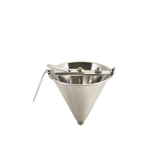 Stainless Steel Fondant Drizzler Funnel 1350ml 17×19cm With 4mm+6mm Nozzles Set of 1