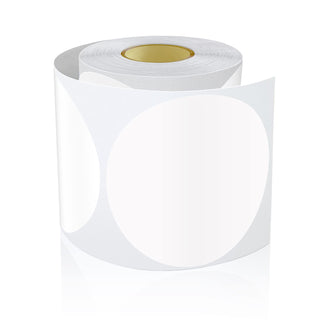 CLEARANCE - Pack Of 500 45mm Round Write-On Compostable Sticker