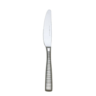 Pirouette Stainless Steel Dessert Knife 20cm – Refined Spiral Handle Knife for Desserts & Starters (Pack of 12)
