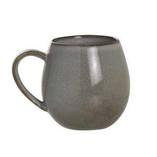 Pier Brown Taupe Mug Stoneware 33.4cl for Coffee Tea and Hot Beverages, Office, Home, Cafe Pack of 24