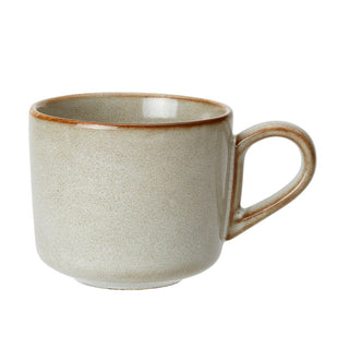 Pier Cappuccino Cup 32.7cl Stoneware Cups for Cappuccino Beverages in Restaurants Hotels Catering Pack of 12