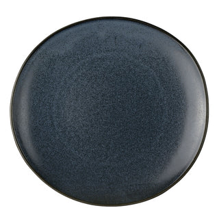 Storm Organic Plate 19cm Vitrified Stoneware for Dining Food Presentation & Serving Pack of 24