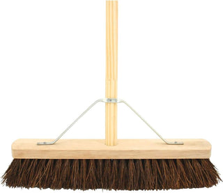 Complete Stiff Wooden Broom