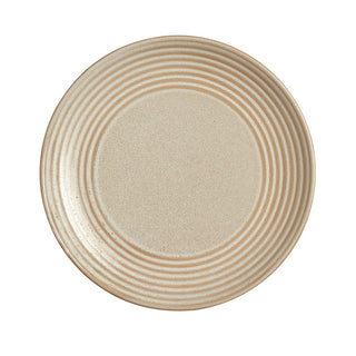 Coupe Plate, Terrace Truffle, Stoneware Dinner Plates, Pack of 12 (16.5cm, 20cm, 23.5cm, 27cm)