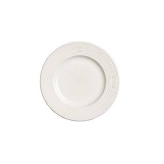 Concorde Rim Plate White Porcelain Dining Plate for Restaurants & Catering, Pack of 12 (Multi Sizes)