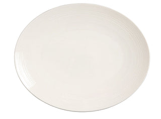 Concorde Oval Coupe Plate 34.25cm Porcelain for Dinner, Hotel Serving Pack of 12