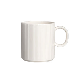 Concorde Mug Porcelain White Ideal for Coffee, Tea, and Hot Beverages Service Pack of 12