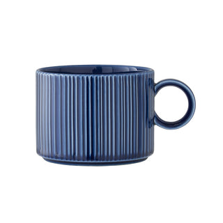 Concorde Midnight Blue Can Cup Porcelain for Tea, Coffee, Hot Drink, Pack of 12, Multiple Sizes
