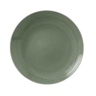 Concorde Fern Coupe Plate Porcelain for Dining  Starters, Desserts, Multiple Sizes, Pack of 12