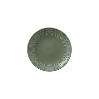 Concorde Fern Coupe Plate Porcelain for Dining  Starters, Desserts, Multiple Sizes, Pack of 12