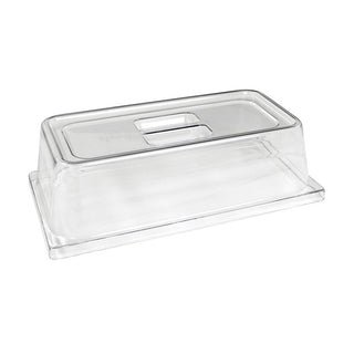 Clear Polycarbonate GN 1/2, 1/3 Gastronorm Container Lid  - Commercial Kitchens, Pack of 3