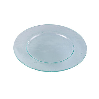 Wide Rim Plate 30cm, Soda Lime Glass, Round Charger Plate for Table & Food Presentation, Pack of 12