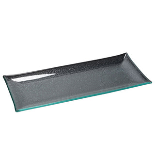 Taste Rectangle Platters 26.5×16cm & 37×16cm, Soda Lime Glass for Presentation Plates, Pack of 12