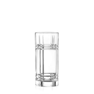 Any Crystal Hiball Glasses 12.75oz (36cl), Water & Cocktail Clear Tumbler - Glasswasher Safe, Pack of 12