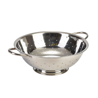 Stainless Steel Colanders with Twin Handles – 11", 13" & 16" Professional Catering Strainers