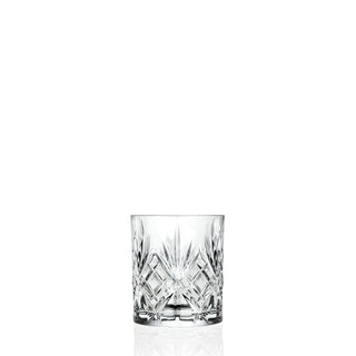 Melodia DOF Tumbler Glasses Set of 12, 11oz (31cl) Crystal Glass for Whiskey, Cocktail, Spirits or Water