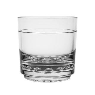 Polycarbonate Diamond Rocks Tumbler 29.5cl (10.5oz) Clear & Blue | Glasswasher Safe, Pack of 24