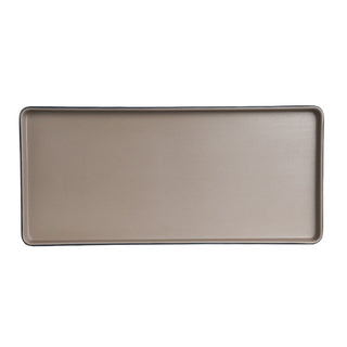 Baja Sandstone Rectangle Tray Melamine for Starters Sharing, Buffet Serving, Multiple Sizes, Pack of 24