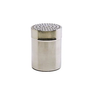 11.6oz Flour Sugar Salt Shaker Stainless Steel Fine Perforated or Mesh Top Flour Duster for Baking Cooking, Icing Sugar