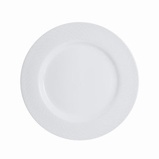 Lahari Classic Bone China Plate for Restaurant Buffet and Home Use Various Sizes Pack of 12