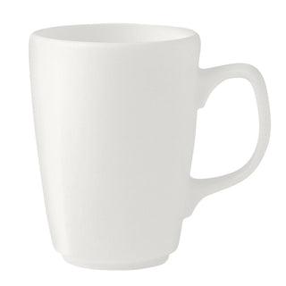 Monaco White Mugs 23.5cl Vitrified Alumina Pack of 36 for Tea and Coffee Service
