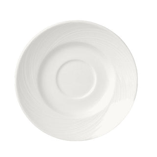 Vitrified Alumina Spyro Saucers 11.75cm/15.25cm Pack of 36 for Cups Beverage Service Use
