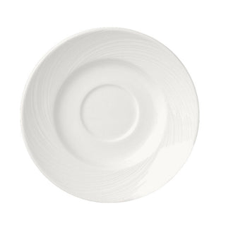 Vitrified Alumina Spyro Saucers 11.75cm/15.25cm Pack of 36 for Cups Beverage Service Use