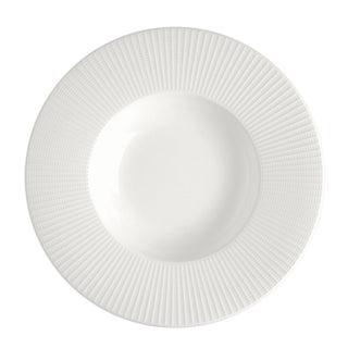 Vitrified Alumina Willow Gourmet Deep Rim Bowls 28.5cm Pack of 6 for Dining Food Service