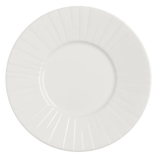 Alina Gourmet Plates 28.5cm Alumina Vitrified Pack of 6 for Tableware, Well Sizes- Small/Medium/Large