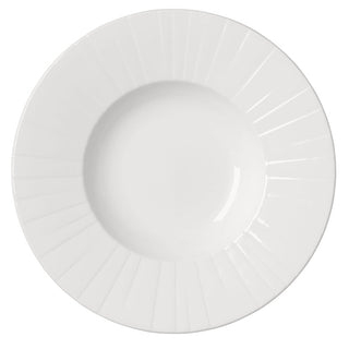 Alina Gourmet Deep Rimmed Bowls 28.5cm Alumina Vitrified Pack of 6 for Plated Main Dishes