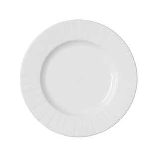 Alina Mid Rim Plates Alumina Vitrified Pack of 24 for Dining - 20.25cm/23cm/25.5cm/27cm