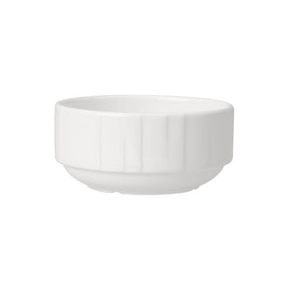 Alina Unhandled Stacking Soup Cups 28.5cl Alumina Vitrified Pack of 36 for Soup Service