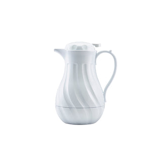 1.2L Beverage Server White – Triple-Wall Insulated Hot Drink Tea Coffee Server