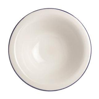 Stoneware Puebla Blue Molcajete Bowls 16.5×10cm 31cl Pack of 6 for Authentic Serving