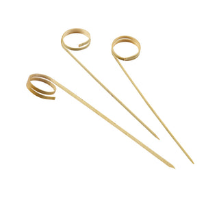 Bamboo Ring Skewers Eco-Friendly Biodegradable Picks 12cm/ 4.75" - Pack of 100