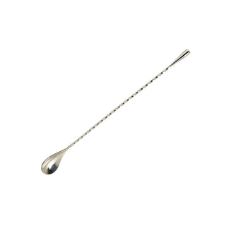 Stainless Steel Teardrop Bar Spoon 30cm/40cm Cocktail Mixing Spoon for Bars 1Pcs