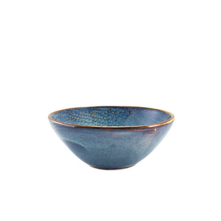 Porcelain Terra Aqua Blue Organic Bowl 16.5cm/22cm 45cl/88cl Tableware Bowls Set of 6