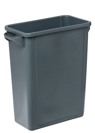 Polyethylene Trimline Grey Container 60 Litre for Commercial Storage Waste Management Use